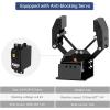 Mechanical Claw Robot Gripper Grabber Pickup Robot DIY, Robot Building Accessory Replacement Parts, BigClaw with Digital Servo(without servo)