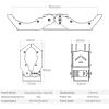 Mechanical Robot Arm Claw/Gripper Robot Gripper (Black Mechanical Claw Without servo)(with servo)