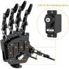 Robot Hand Five Fingers Solely Movement Bionic Robot Mechanical Arm DIY, Right Hand(Right Hand with Tester)