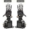 Robot Hand for Raspberry Pi Open Source AI Bionic Robotic Hand Five Fingers Solely Movement Mechanical Arm DIY Smart Robot & Engineering Kits, Science/Coding/Programming Set, Right Hand & RPi 5 4GB(4GB Left)