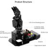 Robot Hand with Arduino Open Source AI Bionic Robotic Hand Five Fingers Solely Movement Mechanical Arm DIY Smart Robot & Engineering Kits, Science/Coding/Programming Set, Starter Kit(Starter Kit)