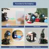 Robot Hand with Arduino Open Source AI Bionic Robotic Hand Five Fingers Solely Movement Mechanical Arm DIY Smart Robot & Engineering Kits, Science/Coding/Programming Set, Starter Kit(Standard Kit)