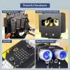 Robot Hand with Micro: bit V2 AI Bionic Robotic Hand Five Fingers Solely Movement Mechanical Arm DIY Smart Robot & Engineering Kits, Science/Coding/Programming Set
