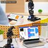 Robot Hand with Micro: bit V2 AI Bionic Robotic Hand Five Fingers Solely Movement Mechanical Arm DIY Smart Robot & Engineering Kits, Science/Coding/Programming Set