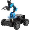 ROS Robotic Arm with Raspberry Pi 4B 4GB Open Source Programming FPV AI Vision 6DOF/Axis Smart Robot Kit, 4WD Mecanum Wheel Big Chassis, ArmPi Pro with RPi 4B 4GB(4GB)
