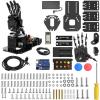 Robot Hand with Arduino Open Source AI Bionic Robotic Hand Five Fingers Solely Movement Mechanical Arm DIY Smart Robot & Engineering Kits, Science/Coding/Programming Set, Starter Kit(Starter Kit)