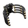 Robotic Claw Full Metal Wave Edge Clamp Robot Hand Gripper Grabber, 1LB Max Grab Weight & 0-9in Open Range High Torque Robotic Arm Replace Claw Robot DIY, Mechanical Claw without Servo(with servo & tester)
