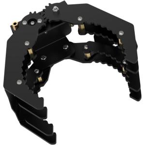 Mechanical Robot Arm Claw/Gripper Robot Gripper (Black Mechanical Claw Without servo)(without servo)
