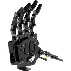 Robot Hand Five Fingers Solely Movement Bionic Robot Mechanical Arm DIY, Right Hand(Right Hand)