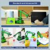 JetMax Robotic Arm for Jetson Nano AI Vision ROS Open Source Programmable Robot Arm Kit with 4 Kinds Gripper Camera Sensor Modules Wireless Controller, App/PC Coding Study DIY Robotic(JetMax Pro)