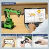 JetMax Robotic Arm for Jetson Nano AI Vision ROS Open Source Programmable Robot Arm Kit with 4 Kinds Gripper Camera Sensor Modules Wireless Controller, App/PC Coding Study DIY Robotic(JetMax)