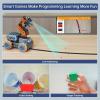 MasterPi 5DOF Robotic Arm for RaspberryPi 5 AI Vision Tracking Target Sorting Line Follow Open Source Programming Smart Robot Car Kit for Teen Adult STEM Educational Building Robot, RPi Not Included(With RPi 5 8)