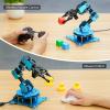 Robotic Arm for Arduino Coding Programming 6DOF Hiwonder-xArm1S STEM Educational Building Robot Arm Kits, 6 AXIS Full Metal Robotic Arm Wireless Controller/PC/App/Mouse Control Learning Robot(Hiwonder-xArm1S)
