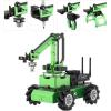 JetMax Robotic Arm for Jetson Nano AI Vision ROS Open Source Programmable Robot Arm Kit with 4 Kinds Gripper Camera Sensor Modules Wireless Controller, App/PC Coding Study DIY Robotic(JetMax Pro)