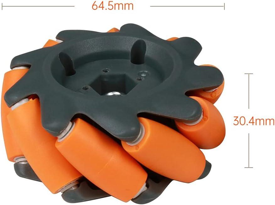 image:imageMecanum Wheel Chassis Car Kit with TT Motor Aluminum Alloy Frame Smart Car Kit for DIY Education Robot