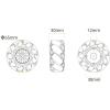 Mecanum Wheel, 60mm High Hardness Plastic Wheel, Omni-Directional Wheel Intelligent Robot Car Components, DIY Accessories(4PCS)(Orange)