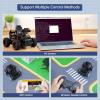 ROS2 Robot Car for Raspberry Pi 5 Programmable AI Vision Smart Robot Kit 360° Omnidirectional Movement Chassis, Lidar SLAM Mapping Navigation Path Planning Autonomous Driving, MentorPi M1 Without RPi(Without RPi)