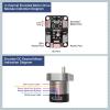 Robot Tracked Tank Car Chassis with Encoder DC Motor, Suspension Shock Absorption Chassis Car Double Layer Full-Metal Robotic Moving Platform Track for Arduion RPi Jetson DIY Maker Smart Robot Car(2 Layer)