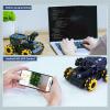 TurboPi Robot Car for RaspberryPi AI Vision Camera Programmable Smart Robot Car Kit, Color Sorting Line Tracking Target Recognition Obstacle Avoidance, Support Python Linux, Standard Kit Without RPi(Standard without Raspberry Pi)