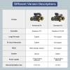 TurboPi Robot Car for RaspberryPi AI Vision Camera Programmable Smart Robot Car Kit, Color Sorting Line Tracking Target Recognition Obstacle Avoidance, Support Python Linux, Standard Kit Without RPi(Advanced with 8GB Raspberry Pi 5)