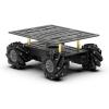 Mecanum Robot Chassis Car Kit with 360° Omnidirectional Wheel, Aluminum Alloy Frame, TT Motor, 66mm Omnidirectional Wheels, Robotic Moving Platform Robot Car DIY Kit (Unassembled)