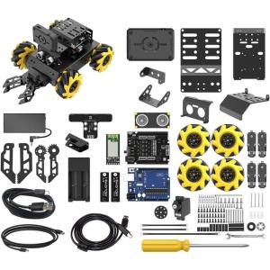 Robotic Kit for Arduino Robot Car AI Camera Vision Recognition Target Tracking Obstacle Avoidance, Programmable STEM Robot Gift for Ages 12 14 16+, Camera Robot Kit, miniAuto Standard Kit(Advanced)