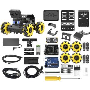 Robotic Kit for Arduino Robot Car AI Camera Vision Recognition Target Tracking Obstacle Avoidance, Programmable STEM Robot Gift for Ages 12 14 16+, Camera Robot Kit, miniAuto Standard Kit(Standard)
