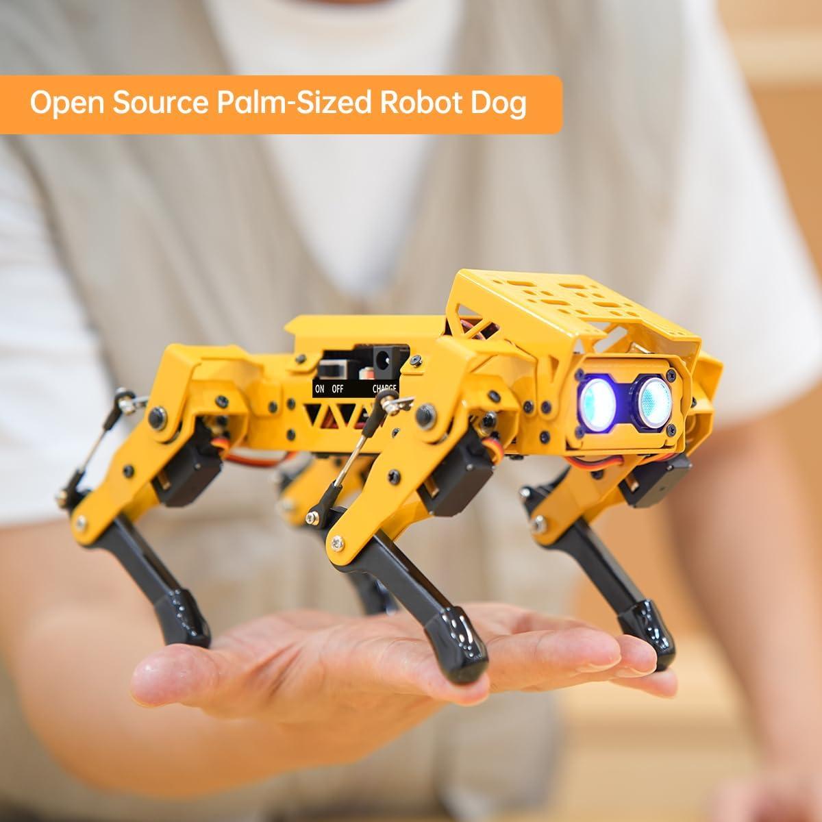 image:imageMechDog Robot Dog for Arduino Scratch Python Starter Smart Robot Kit with ESP32 AI Camera Self Balancing Target RecognitionampTracing Open Source Bionic Quadruped Programming Science Set Standard KitStandard Kit