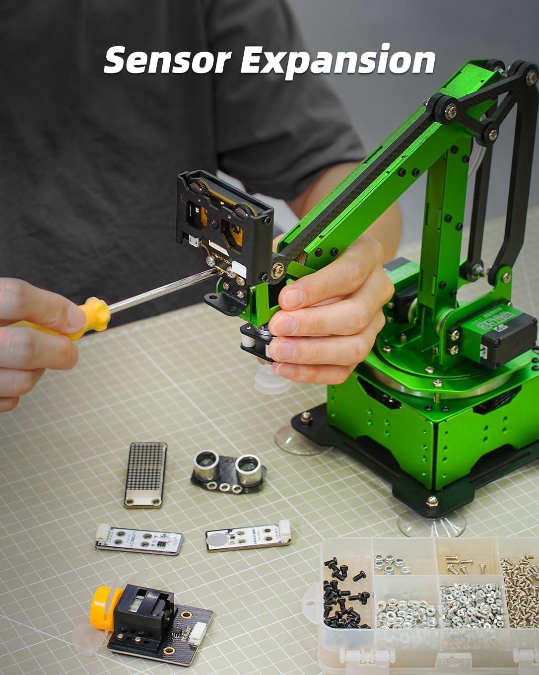 image:imageRobotic Arm Kit MaxArm for Arduino Python Programming ESP32 Open Source Smart Robot Arm with Bus Servo Suction Nozzle WiFi Bluetooth Connection STEM Science Education Starter KitStarter Kit