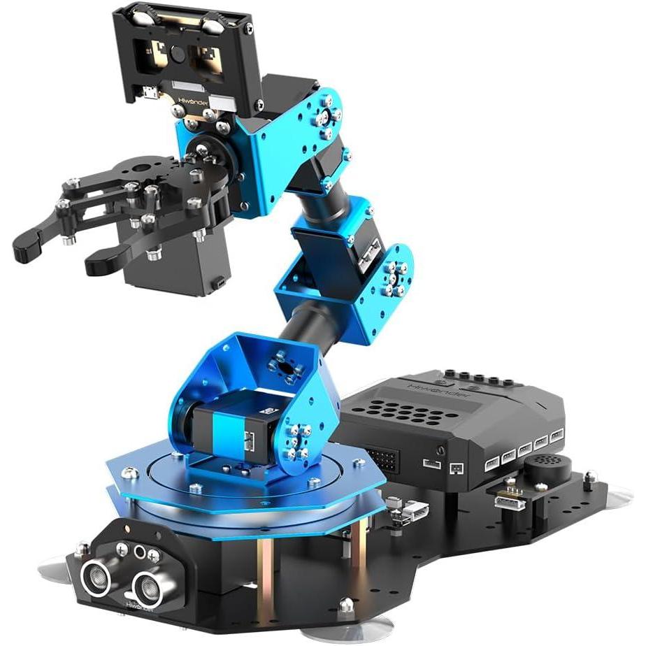 image:imageRobotic Arm AI Vision Voice Control for Arduino Scratch Python 6DOF Smart Robot Arm STEM Project Educational Robot amp Engineering Kits ScienceCodingProgramming Set xArmAI Standard KitStandard Kit