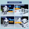 AI Vision & Voice Interaction Robot for Arduino Scratch Python Starter Programming 17DOF Humanoid Robot STEM Project Education Voice Command Walking Dancing Kicking Self-Stand Up, Tonybot Standard kit(Standard Kit)