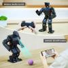 AiNex ROS Smart Robot for Raspberry Pi 5 Programmable 24 DOF Humanoid Robot PC APP Wireless Controller, AI Vision Walking Hurdling Grasping Kicking Boxing Stand Up Automatically, with RPi 5 4GB(4GB)