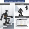 AiNex ROS Smart Robot for Raspberry Pi 5 Programmable 24 DOF Humanoid Robot PC APP Wireless Controller, AI Vision Walking Hurdling Grasping Kicking Boxing Stand Up Automatically, with RPi 5 4GB(4GB)