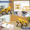 MechDog Robot Dog for Arduino Scratch Python Starter Smart Robot Kit with ESP32 AI Camera, Self Balancing Target Recognition&Tracing Open Source Bionic Quadruped Programming Science Set, Standard Kit(Standard Kit)