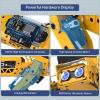 MechDog Robot Dog for Arduino Scratch Python Starter Smart Robot Kit with ESP32 AI Camera, Self Balancing Target Recognition&Tracing Open Source Bionic Quadruped Programming Science Set, Standard Kit(Standard Kit)