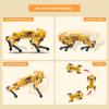 MechDog Robot Dog for Arduino Scratch Python Starter Smart Robot Kit with ESP32 AI Camera, Self Balancing Target Recognition&Tracing Open Source Bionic Quadruped Programming Science Set, Standard Kit(Standard Kit)