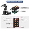 Robotic Arm with Arduino 5DOF/Axis AI Smart Robot Arm Open Source STEM Educational Building Robotics & Engineering Kits, Science/Coding/Programming Set, miniArm Starter Kit(Standard Kit)
