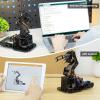 Robotic Arm with Arduino 5DOF/Axis AI Smart Robot Arm Open Source STEM Educational Building Robotics & Engineering Kits, Science/Coding/Programming Set, miniArm Starter Kit(Standard Kit)
