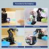 Robotic Arm with Arduino 5DOF/Axis AI Smart Robot Arm Open Source STEM Educational Building Robotics & Engineering Kits, Science/Coding/Programming Set, miniArm Starter Kit(Starter Kit)
