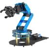 Robotic Arm Kit 6DOF Programming Robot Arm with 5 Servo, Handle, Mechanical Claw and More, PC Software APP Control with Tutorial(LeArm Open Source)